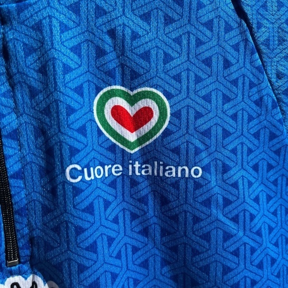 Women's Cuore Italiano Jersey Shirt Multicolor XL Visible Pocket 1/4 Zip 2011 - Picture 11 of 15